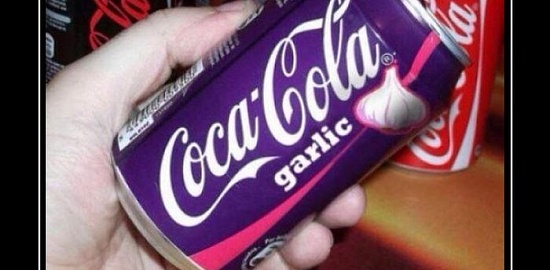 Coca-cola с чесноком!